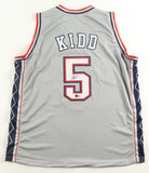 Jason Kidd Signed New Jersey Nets Jersey (Beckett) #2 Overall Pck 1994 Draft