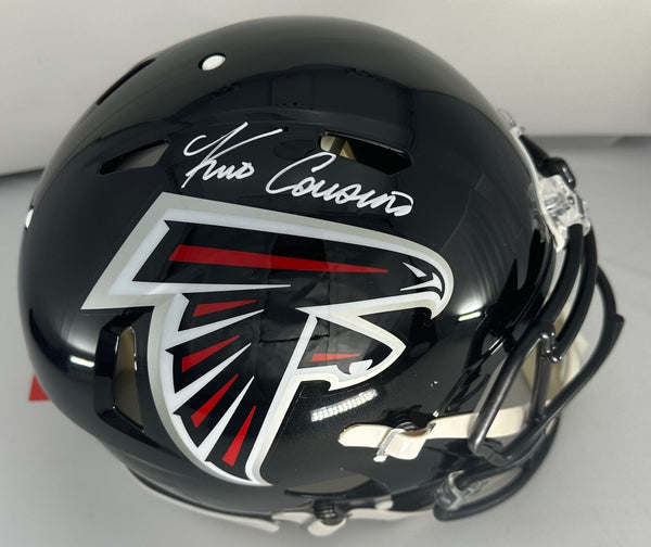 Falcons KIRK COUSINS Signed Full Size AUTHENTIC Speed Helmet AUTO - FAN