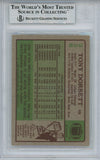 Tony Dorsett Autographed 1984 Topps #238 Trading Card Beckett Slab 34025