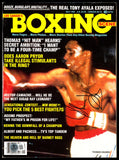 Thomas Hit Man Hearns Autographed Signed Magazine Beckett BAS QR #BM37885