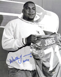 Walter Jones Autographed 11x14 Photo Seattle Seahawks "HOF 14" MCS Holo #64166