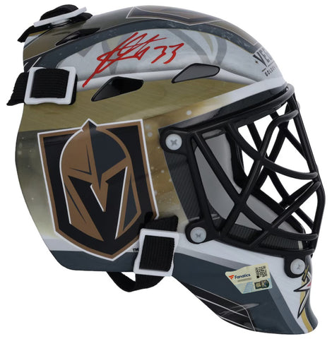 Adin Hill Autographed Las Vegas Golden Knights Mini Goalie Mask Fanatics
