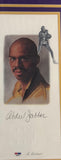LA Lakers Legends Wilt, West, Magic, Baylor, Kareem 5-Signature Litho PSA LOA