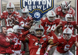 Ohio State 2017 Cotton Bowl Team Autographed/Signed by (10) 11 x 14 Photo 211686