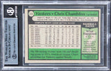 Yankees Chris Chambliss Authentic Signed 1979 Topps #335 Card BAS Slabbed