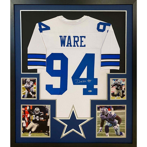 Demarcus Ware Autographed Signed Framed Dallas Cowboys Jersey BECKETT