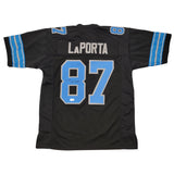 Sam LaPorta Autographed Detroit Lions 2024 Black ALT Pro Style Jersey Beckett