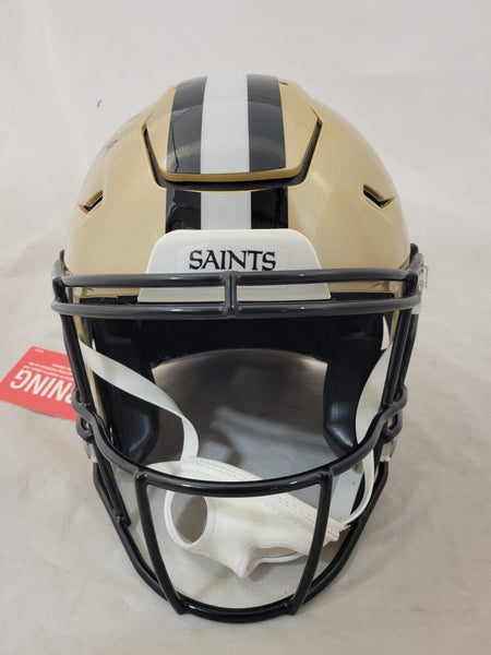 brees speedflex helmet DREW BREES SIGNED NEW ORLEANS SAINTS SPEEDFLEX AUTHENTIC HELMET BECKET – Super Sports Center
