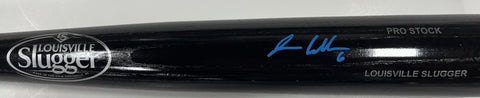 Brewers Outfielder ISAAC COLLINS Signed Louisville Slugger Black Bat AUTO - JSA