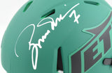 Boomer Esiason Autographed Jets Rave Speed Mini Helmet - Beckett W Hologram