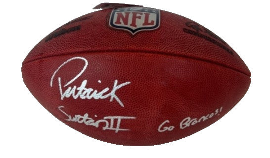 Patrick Surtain II Autographed/Inscribed 'Go Broncos' NFL Football BAS COA