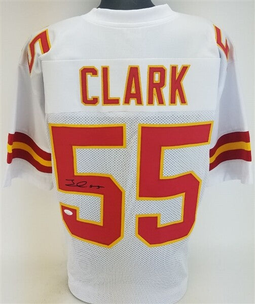 Frank Clark Signed Kansas City Chiefs Jersey (JSA COA) Super Bowl LIV Champs /DE