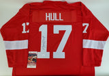 Brett Hull Signed Red Wings Jersey (JSA COA) 741 NHL Goals 4th Highest NHLTotal