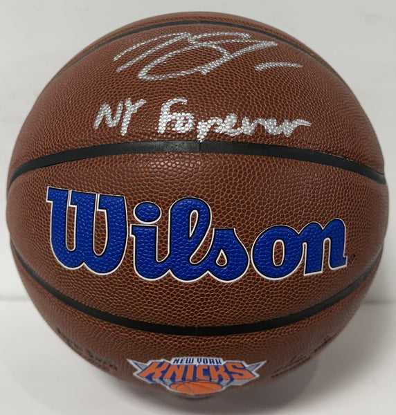 Karl Anthony Towns Signed Wilson Knicks Logo Basketball NY Forever Auto Fanatics