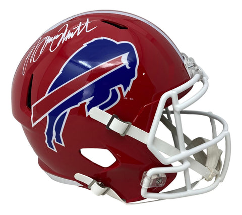 Bruce Smith Signed Buffalo Bills Full Size Replica Speed Helmet BAS ITP