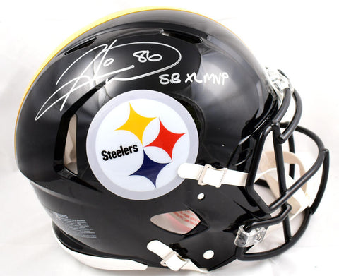 Hines Ward Signed Steelers F/S Speed Authentic Helmet w/SB MVP- Beckett W Holo