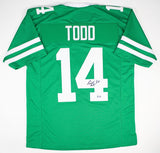 Richard Todd Signed New York Jets Jersey JSA COA) Gang Green Q B / 1976-1983