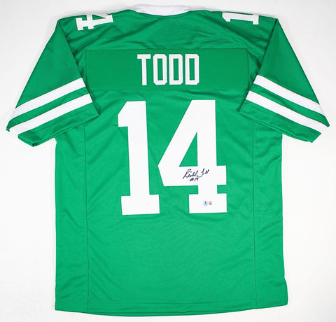 Richard Todd Signed New York Jets Jersey JSA COA) Gang Green Q B / 1976-1983