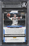 76ers Allen Iverson Signed 2020 Panini Prizm Silver #19 Card BAS Slabbed
