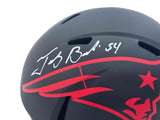 Patriots Tedy Bruschi Autographed Signed Eclipse F/S Speed Helmet - Beckett