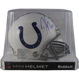 Dwight Freeney Autographed Indianapolis Colts VSR4 Mini Helmet HOF Beckett 49758