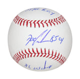 Dwight Gooden Autographed New York Mets Baseball 3 insc. Beckett 40485