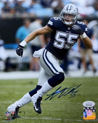 Cowboys LEIGHTON VANDER ESCH Signed 8X10 Photo #4 AUTO -2018 1st Round - JSA