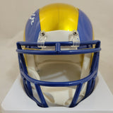 BLAKE CORUM SIGNED LOS ANGELES RAMS FLASH SPEED MINI HELMET BECKETT QR
