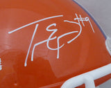 TRAVIS ETIENNE AUTOGRAPHED CLEMSON ORANGE FULL SIZE SPEED HELMET BECKETT 193992