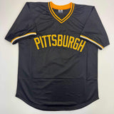 Autographed/Signed Tony Pena Pittsburgh Black Baseball Jersey JSA COA