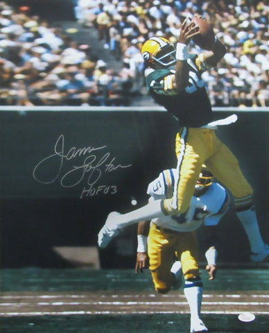 James Lofton HOF Green Bay Packers Signed/Inscribed 16x20 Photo JSA 159361