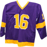 Marcell Dionne Autographed/Signed Pro Style Jersey Purple Beckett 43476