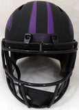 PATRICK QUEEN AUTOGRAPHED ECLIPSE BLACK RAVENS SPEED MINI HELMET BECKETT 185830