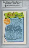 Magic Johnson Signed 1991-92 Hoops #316 Trading Card Beckett Slab 37656