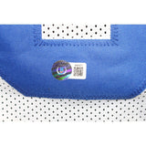 Luke Schoonmaker Autographed/Signed Pro Style White Jersey Beckett 42735