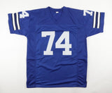 Bob Lilly Signed Dallas Cowboys Jersey Inscribed "HOF '80" (Beckett) All Pro D.T