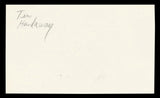 Warriors Tim Hardaway "#10" Authentic Signed 3x5 Index Card BAS #BT03537