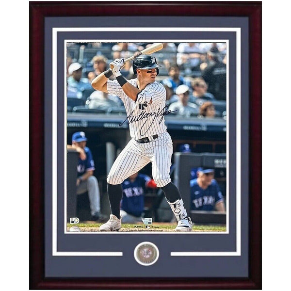 Anthony Volpe Signed 16x20 Framed Photo Yankees Rookie Auto Fanatics & MLB COA