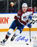 Martin Necas Autographed 8x10 Colorado Avalanche (White Jersey2) ActionPhoto