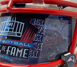TOM BRADY Autographed Patriots HOF Custom Visor Authentic Speed Helmet FANATICS