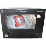 Bo Nix Autographed Denver Broncos F/S 2023 ALT Helmet Beckett Witness 57290