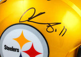 Chase Claypool Signed Steelers F/S Flash Speed Helmet-Beckett W Hologram *Black
