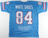 Billy "White Shoes" Johnson Signed Houston Oilers Jersey (Radtke) 3xPro Bowl WR