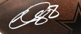 CeeDee Lamb Autographed Dallas Cowboys Distressed Logo Football- Fanatics *White