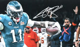 AJ Brown Autographed Philadelphia Eagles 16x20 Spotlight Photo - Beckett W Holo