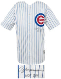 Andre Dawson Signed Cubs White Majestic Replica Baseball Jersey w/HOF - (SS COA)