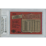 Tony Dorsett Autographed 1987 Topps 263 Slabbed Trading Card Beckett 45915