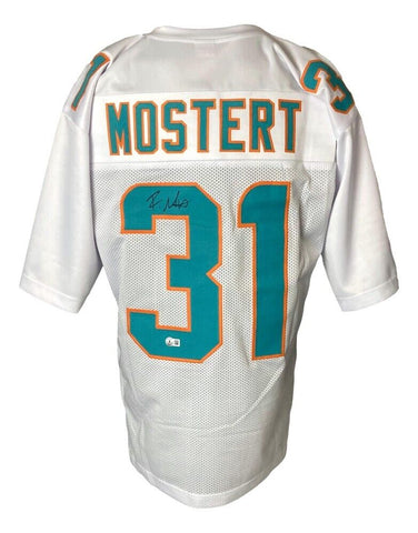 Raheem Mostert Signed Miami Dolphins Jersey (Beckett) 2023 NFL Rushing TD's Ldr.