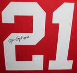 Parris Campbell Signed Ohio State Buckeyes 35x43 Framed Jersey (JSA COA) Cowboys