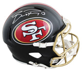 49ers Brock Purdy Signed 2025 Rivalries Full Size Speed Rep Helmet W/ Case BAS W